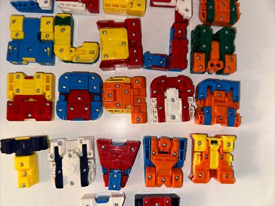 ALPHA BOTS Alphabet Transformer Robot Toys 22 Letters Toy Easter