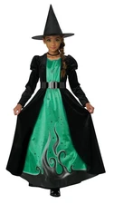 Marvelous Wicked Elphaba Witch Wizard of Oz Child Girls Costume