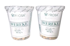2 pack! Wereke 150 Capsulas Prosa Natural Huereque