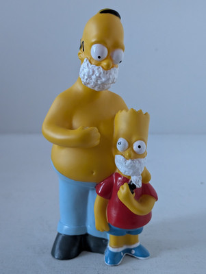 1997 The Simpsons Homer And Bart Razor Holder Euromark England 19cm Fast P&P