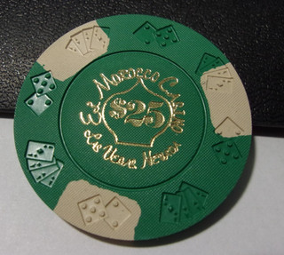 EL MOROCCO IMITATION CASINO $25 hotel casino gaming poker chip Las Vegas NV