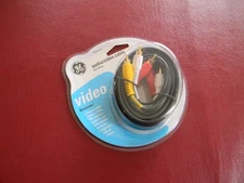 NEW GE AUDIO/VIDEO CABLE 6ft. AV Cable BRAND NEW