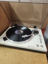 Kenwood KD-5070 Turntable Granite Base with dust cover/Works Great