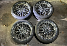 Barracuda Voltec T6 Real Chrome 19 Zoll Alufelgen Felgen Radsatz Räder Tiefbett