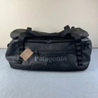 Patagonia Bag One Size Large Black Hole Duffel 55L Travel *No Shoulder Strap