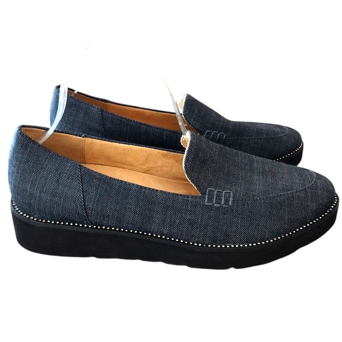 Naturalizer 'Andie' Denim Platform Loafer Womem's Comfort