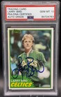 Larry Bird Signed 1981 Topps #4 PSA/DNA GEM 10 AUTO Celtics HOF