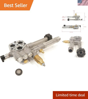 #ad Complete Aluminum Pump Head with Unloader amp; Thermal Relief for Pressure Washers $123.74