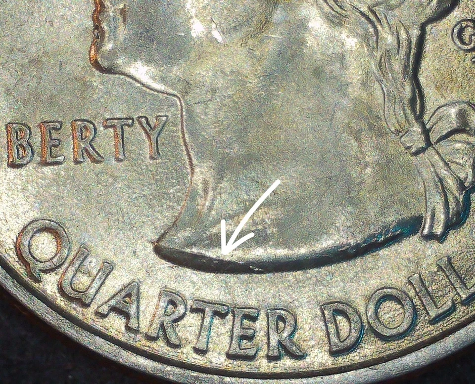 Clashed Die State Quarter Indiana US Coin 25c 2002 P UNC - Image 2 of 4