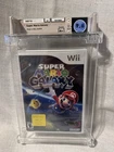 Super Mario Galaxy Nintendo Wii NEW Factory Sealed WATA Graded 9.6 A+