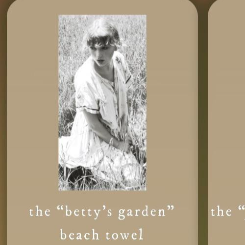 Taylor Swift Folklore Betty's Garden Beach Towel - NEW in Plastic