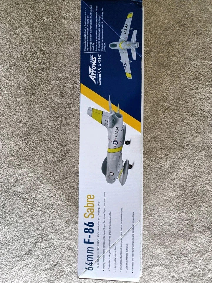 Arrows Hobby F-86 Sabre 64mm BNF. - Image 2 of 4