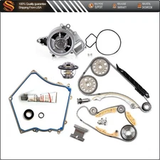 Timing Chain Cover Gasket kit Water Pump Thermostat For 05-10 Chevrolet Pontiac