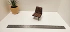 Vtg 1958 Mattel Wood Mid Century Modern Doll Furniture Wood Dining Chair