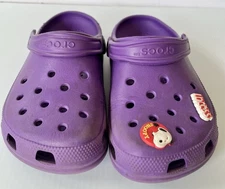 Crocs Kid's Unisex Classic Clogs Lavender Purple size Mens 3, Women’s 5