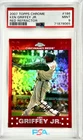2007 Topps Chrome - Ken Griffey Jr #186 Red Refractor /99 PSA 9 HOF