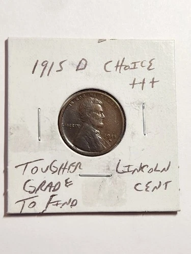 1915 D CHOICE+++ TOUGH GRADE TO FIND LINCOLN CENT