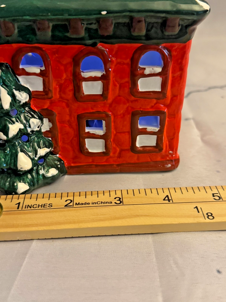 Vintage Pacific Rim Ceramic Lighted House #6660 Fire Dept | eBay