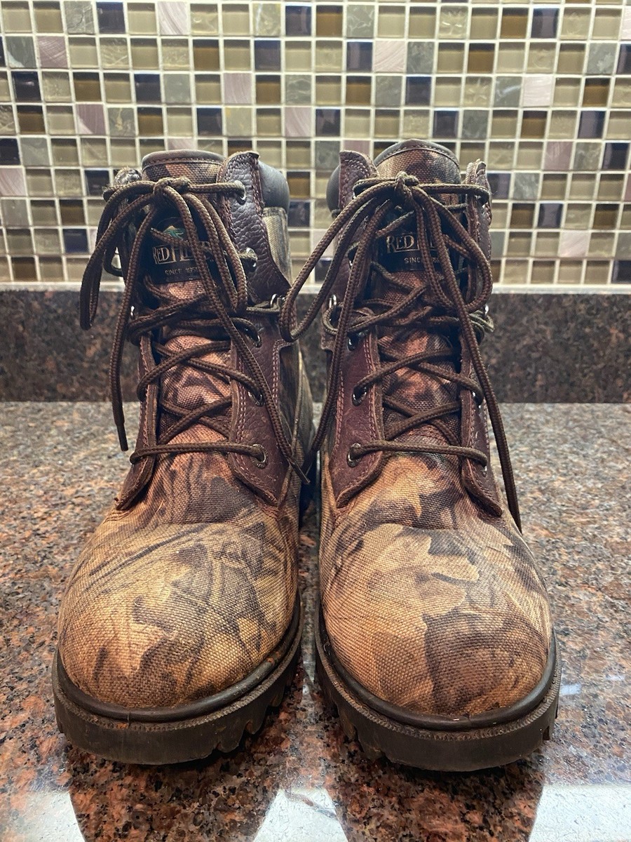 RedHead Brown Camo Men\'s Hiking Boots Redhead Camo Utility Waterproof Boot Review | GearJunkie Tested main image 4