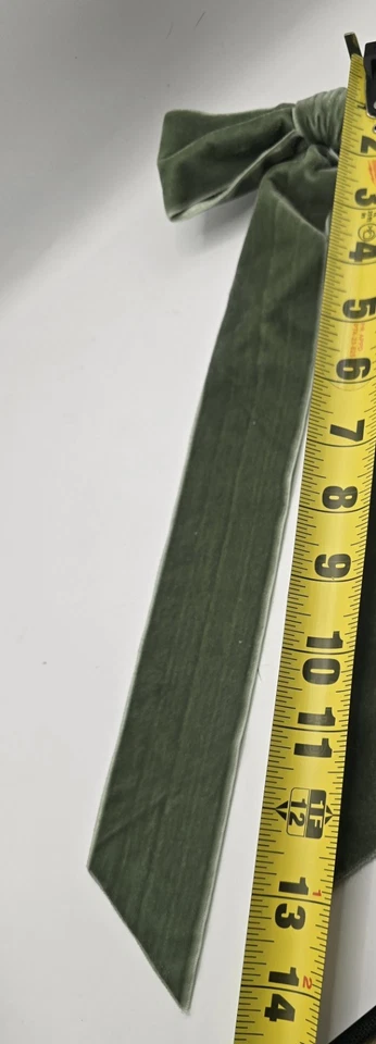 Lote de 5 lazos grandes para el cabello navideño de terciopelo rojo verde clip pasador Foto 2 de 4