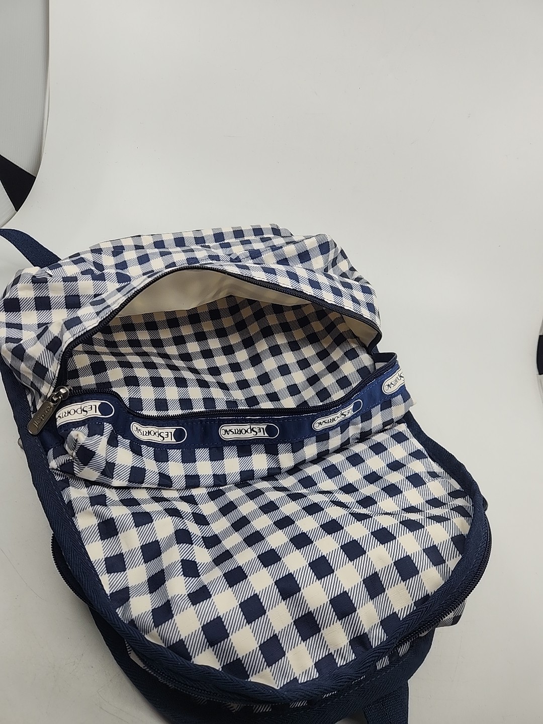 LeSportsac Basic Backpack (Gingham Dive. Small Ch… - image 13