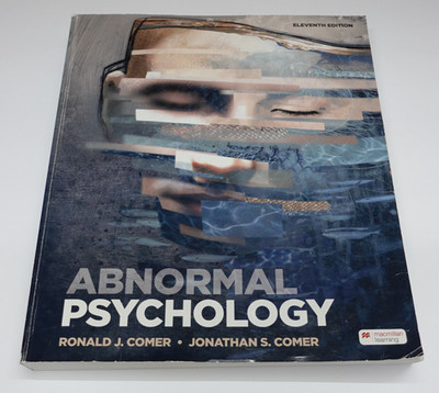 Abnormal Psychology by Jonathan Comer and Ronald Comer 11th Edition (Paperback)