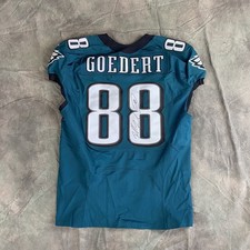 SIGNED Dallas Goedert #88 Authentic Jersey Eagles Green Nike On Field SZ 50