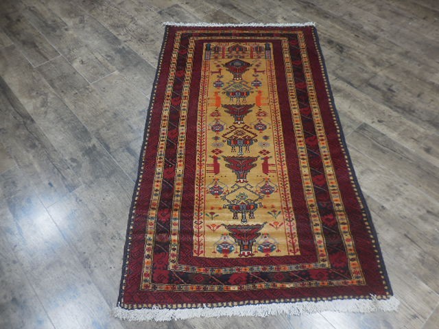 Geometric Turkish Vintage Rug,Turkish HandMade Anatolian Tribal Rug 2.10x5.2 Ft