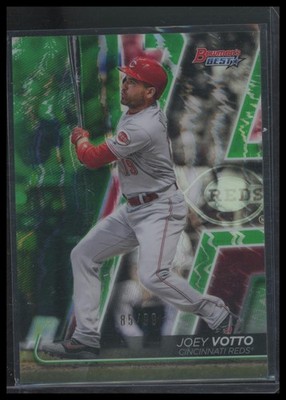 2020 Bowman's Best #55 Joey Votto Green Refractor #/99