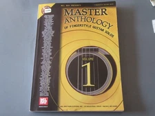 MEL BAY MASTER ANTHOLOGY OF FINGERSTYLE GUITAR SOLOS VOLUME 1 MUSIC BOOK & 2 CDs