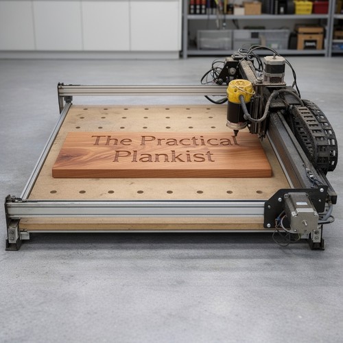 Custom 3-Axis CNC Router / Laser Engraver 24x24 DeWalt Router NEMA Steppers
