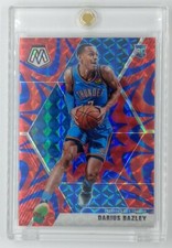 2019-20 Panini Mosaic Reactive Blue Prizm Darius Bazley Rookie RC #227, Parallel