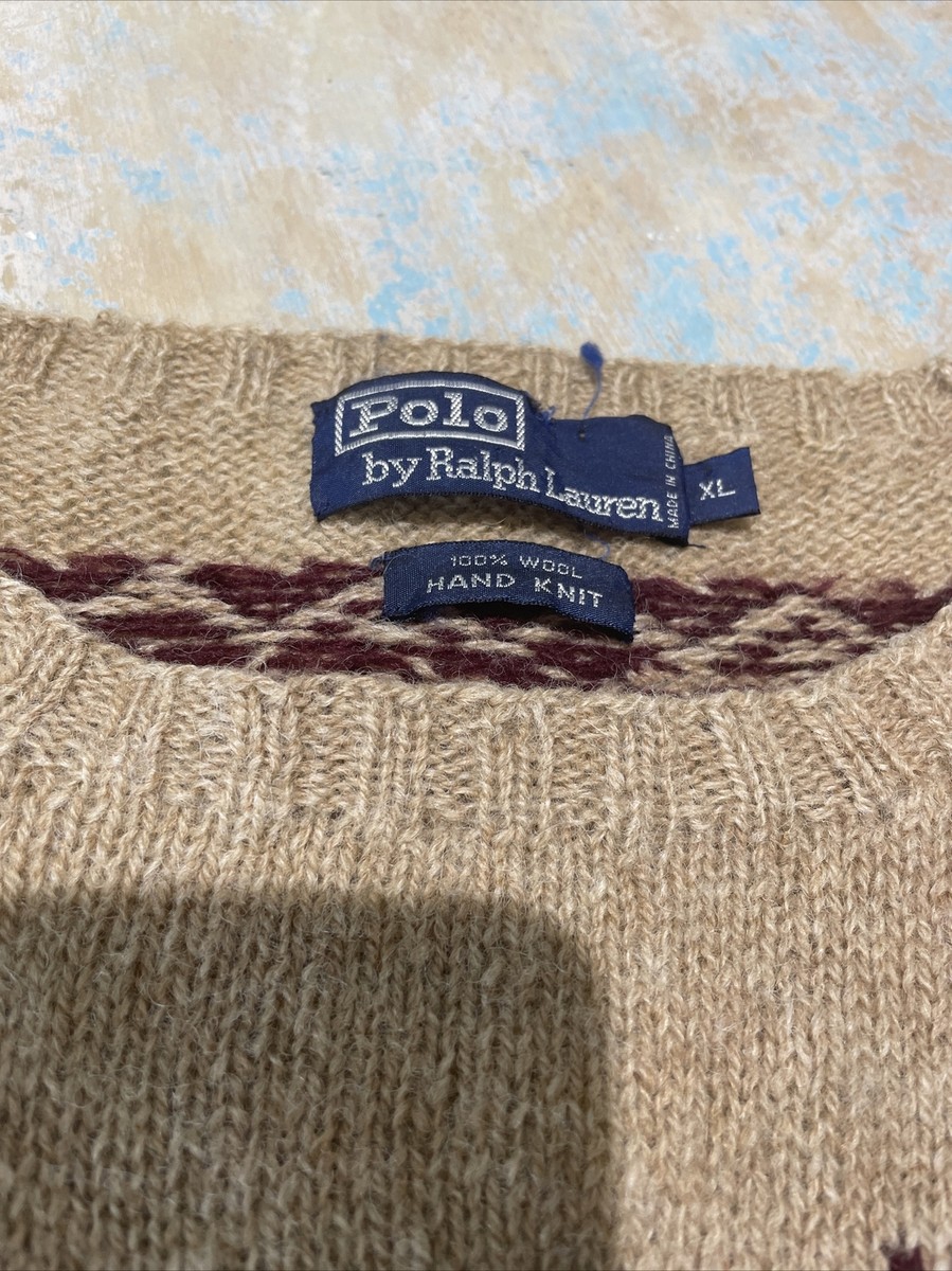 【希少】Polo by Ralph Lauren ポロベア HAND KNIT 希少】Polo by Ralph Lauren ポロベア HAND KNIT メンズ