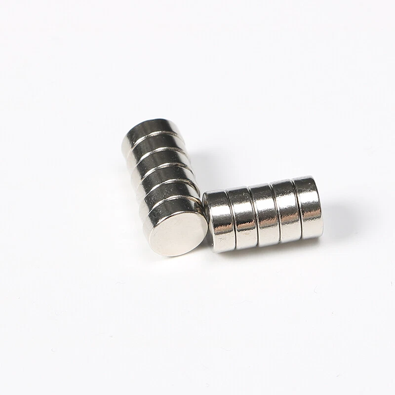 10 MAGNETI NEODIMIO 10X3 MM CALAMITA POTENTE FIMO CERAMICA MAGNETE CALAMITE - Immagine 3 di 3