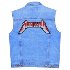 Metallica (old logo)  EMBROIDERED BACK PATCH