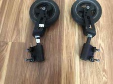 Quickie 2 Manual Wheelchair Caster Wheels Fork W/ Tires