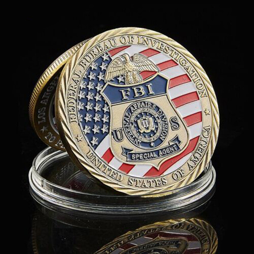 US FBI Challenge Coin Collection Military Order St Michael Law Enforcement Coin