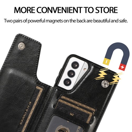 Leather Card Slot Wallet Case Cover Kickstand For Samsung Galaxy A13 A33 A53 A73 - Picture 66 of 81