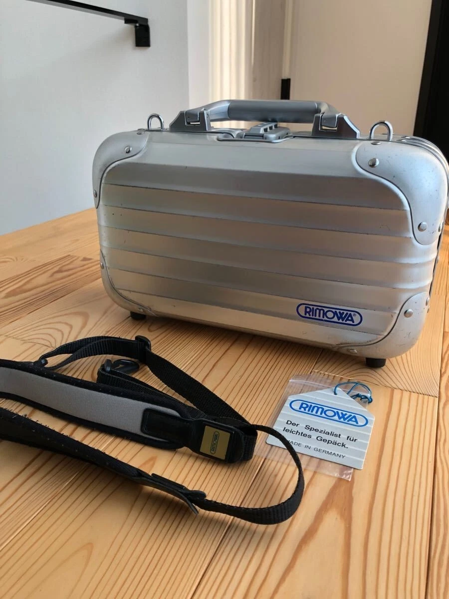 RIMOWA Aluminum Case Old logo with accessories Discontinued model