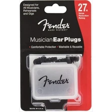 Fender Musician Series Ear Plugs with Carrying Case, Black