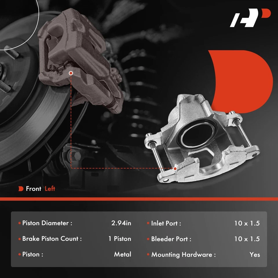 Pinza de freno delantera A-Premium 2x para Chevy C10 C20 GMC C1500 Suburban Cadillac Foto 2 de 4