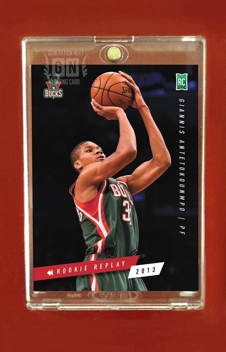 Giannis Antetokounmpo / Bucks RC / Rookie Replay 2013 Giannis Antetokounmpo / Bucks RC / Rookie Replay 2013
