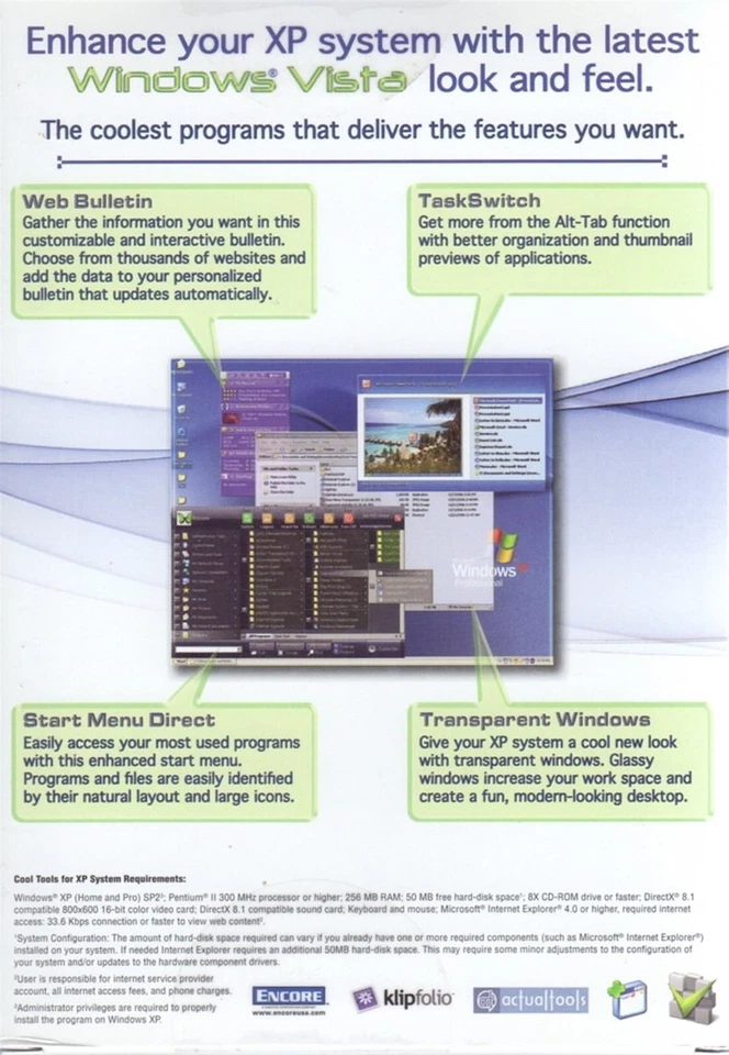Cool Tools for XP CD-ROM for Windows XP - NEW in BOX - Image 2 of 2