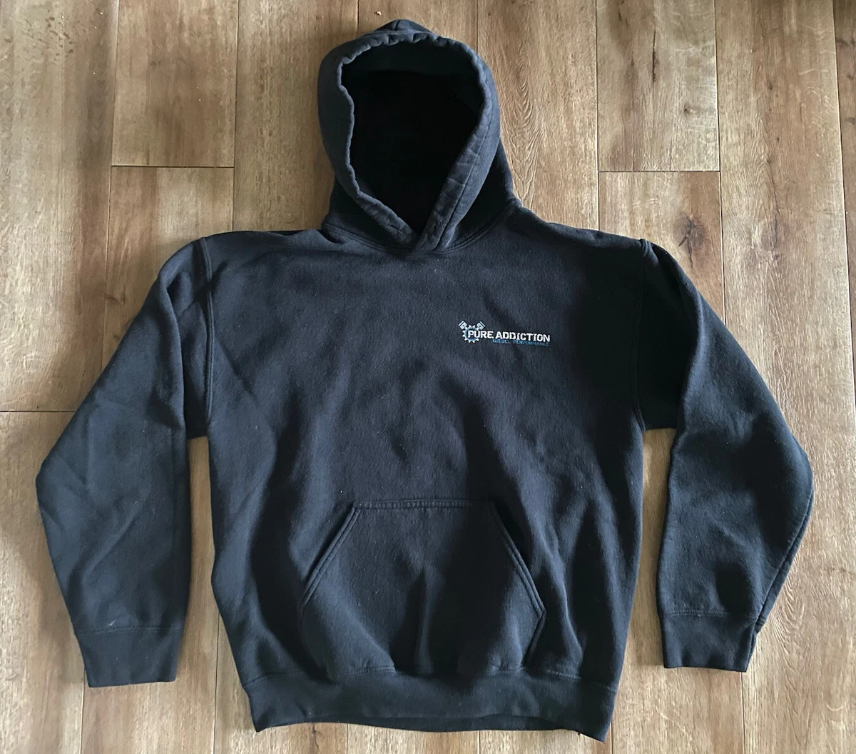 Pure hotsell black hoodie