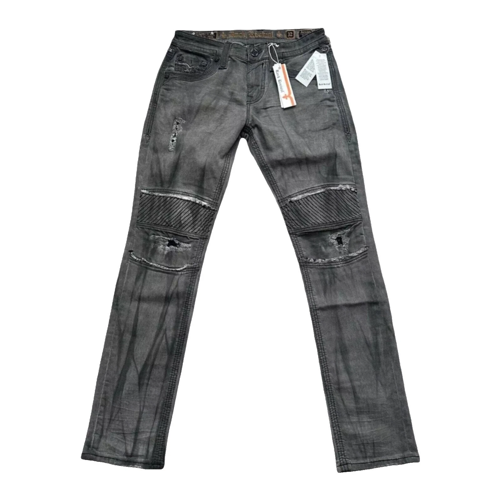 Rock Revival Regular 34 Size Jeans for Men