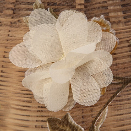 GORGECRAFT Organza-Stoff Mit Schneeflocken, 2,7m X 1,7m – Glänzender Tüll Für Weihnachtsdeko, Hochzeit, Geschenke
