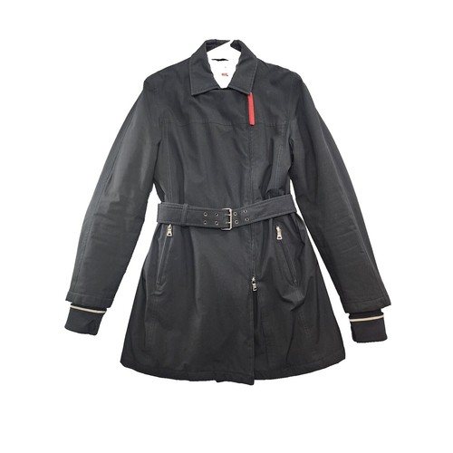 Prada Navy Polyester Trench Coat (44) | eBay