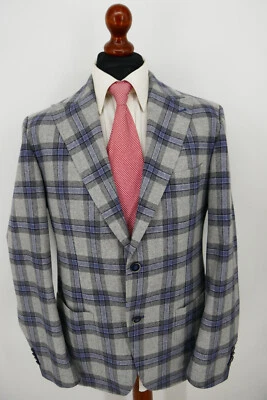 Roy Robson Sakko Gr.52 Schurwolle Polyester Grau Black Label NEU ohne Etikett - Bild 1 von 4