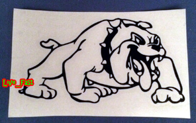 ENGLISH BULLDOG DECAL VINYL BUMPER STICKER WINDOW STICKER (FACES RIGHT)
