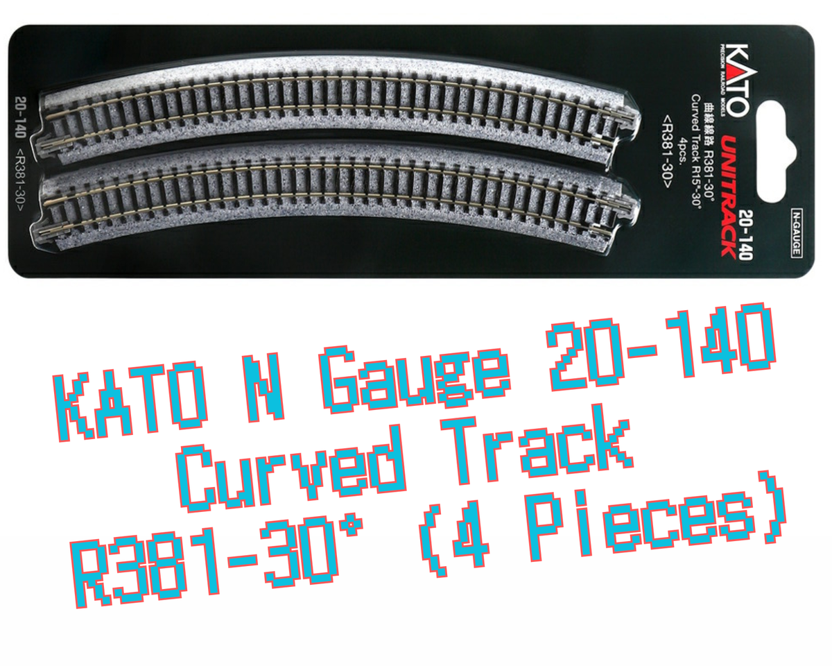 KATO N 381＋115 KATO N Gauge 20-140 Curved Track R381-30° (4